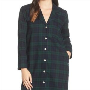 J Crew Tartan Nightshirt